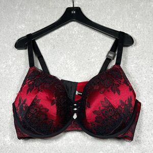 Torrid Red and Black Lace Sports Bra